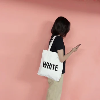 Women Canvas Bags Female Cloth Simple Casual Zipper Printing Shopping Bags Reusable Grocery Shoulder Bags
Women Canvas Bags Female Cloth Simple Casual Zipper Printing Shopping Bags Reusable Grocery Shoulder Bags
