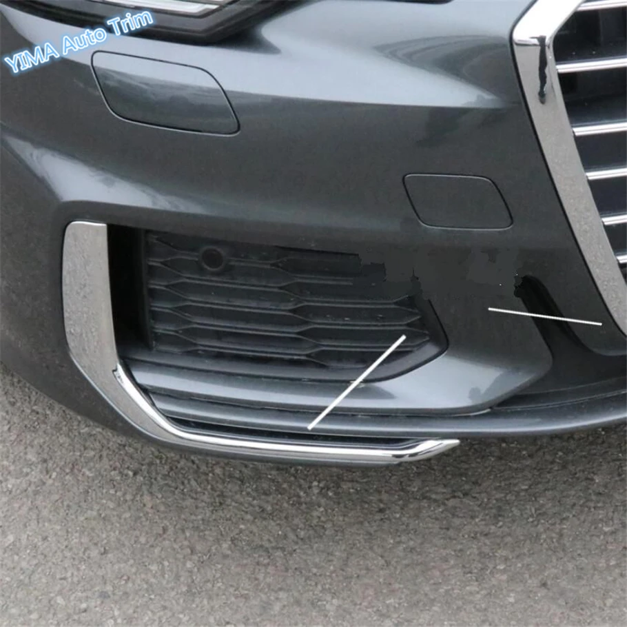 Lapetus Car Styling Front Face Fog Lights Lamp Eyelid Eyebrow Strip Cover Trim ABS Fit For Audi A6 C8 2019 Chrome Bright Look
Lapetus Car Styling Front Face Fog Lights Lamp Eyelid Eyebrow Strip Cover Trim ABS Fit For Audi A6 C8 2019 Chrome Bright Look