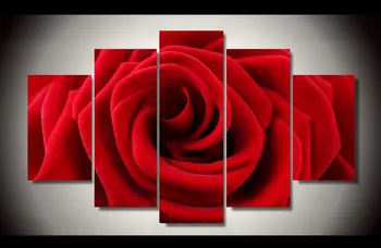 Modern HD Printed Red Rose Flower Canvas Paintings Fashion Home Decor Wall Paintings Bedroom 5 Panels Frameless Paintngs
Modern HD Printed Red Rose Flower Canvas Paintings Fashion Home Decor Wall Paintings Bedroom 5 Panels Frameless Paintngs
