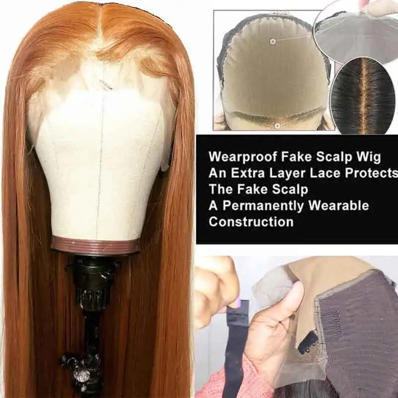 Invisible Fake Scalp Lace Wig Deep Part Undetactable Ginger Wig Brazilian Remy 13x6 PrePlucked Transparent Hd Lace Wig For Women
Invisible Fake Scalp Lace Wig Deep Part Undetactable Ginger Wig Brazilian Remy 13x6 PrePlucked Transparent Hd Lace Wig For Women