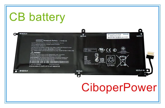 Original quality Battery for 7.4V 29Wh KK04XL Battery HSTNN-IB6E For x2 612 G1 Tablet 753703-005
Original quality Battery for 7.4V 29Wh KK04XL Battery HSTNN-IB6E For x2 612 G1 Tablet 753703-005
