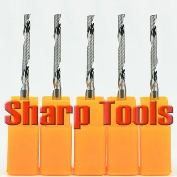10pc 3.175x2.5x22mm Single Flute Milling Cutter CNC Router Bits for Acrylic Spiral Imported Tungsten Solid Carbide Endmill Tools
10pc 3.175x2.5x22mm Single Flute Milling Cutter CNC Router Bits for Acrylic Spiral Imported Tungsten Solid Carbide Endmill Tools