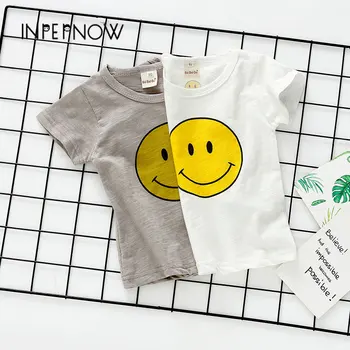 INPEPNOW Smile Print Baby Kids Shirt Funny Boys Tshirts T Shirt Children T-shirts for Girls Short Sleeve Summer Top DX-CZX236
INPEPNOW Smile Print Baby Kids Shirt Funny Boys Tshirts T Shirt Children T-shirts for Girls Short Sleeve Summer Top DX-CZX236