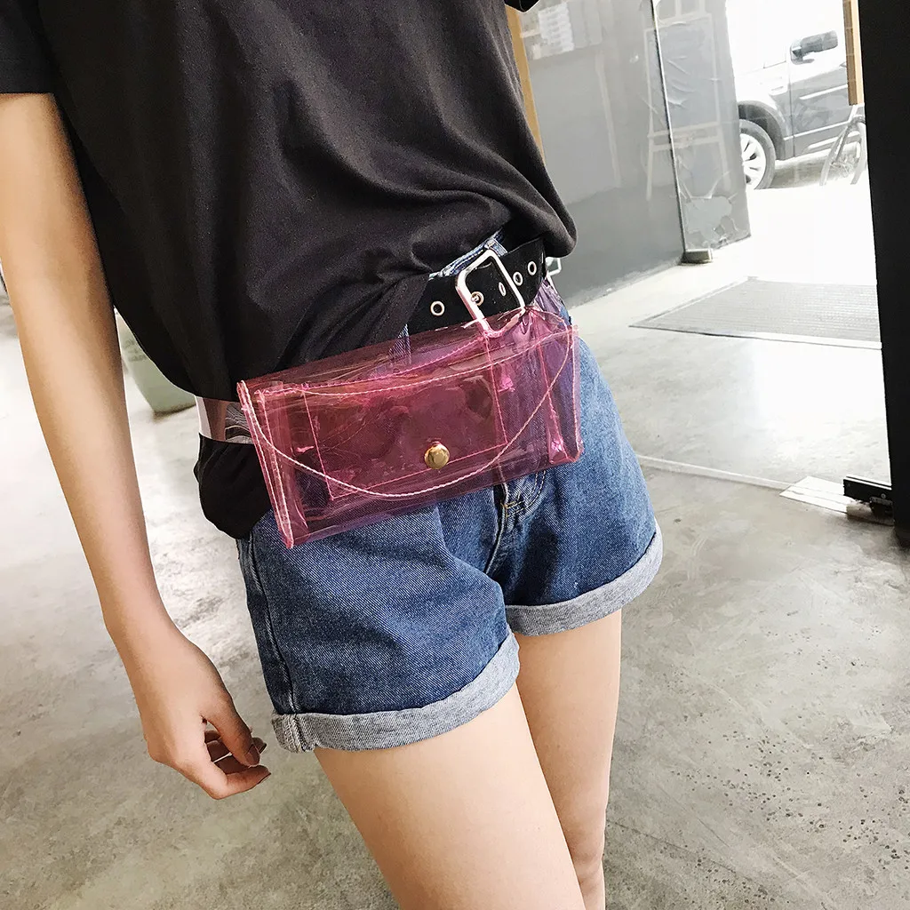 Women Waist Bag Funny Pack Sleek Minimalist Transparent Waist Bag Buckle Hand Holding Shoulder Messenger Bag Heuptas #5$
Women Waist Bag Funny Pack Sleek Minimalist Transparent Waist Bag Buckle Hand Holding Shoulder Messenger Bag Heuptas #5$