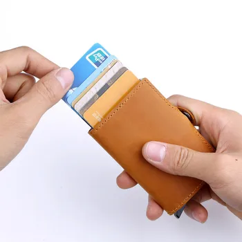New Luxury Genuine Leather Style Rfid Card Holder Blocking Metal Wallet Single Box Minimalist Wallet Aluminium Card Package For
New Luxury Genuine Leather Style Rfid Card Holder Blocking Metal Wallet Single Box Minimalist Wallet Aluminium Card Package For