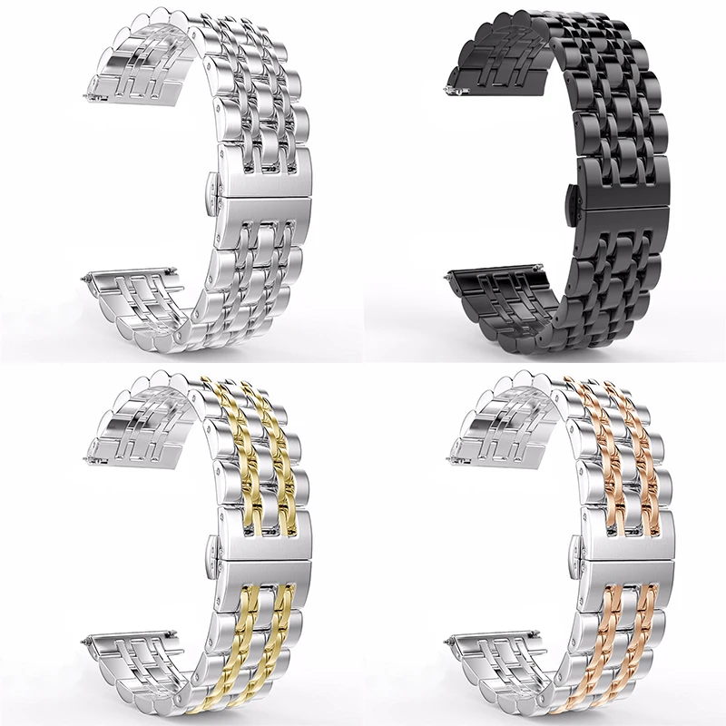Stainless Steel Watchband for Samsung Galaxy Watch 42mm 46MM Replace Band 20mm 22mm Universal Wrist Band Quick Release Strap
Stainless Steel Watchband for Samsung Galaxy Watch 42mm 46MM Replace Band 20mm 22mm Universal Wrist Band Quick Release Strap