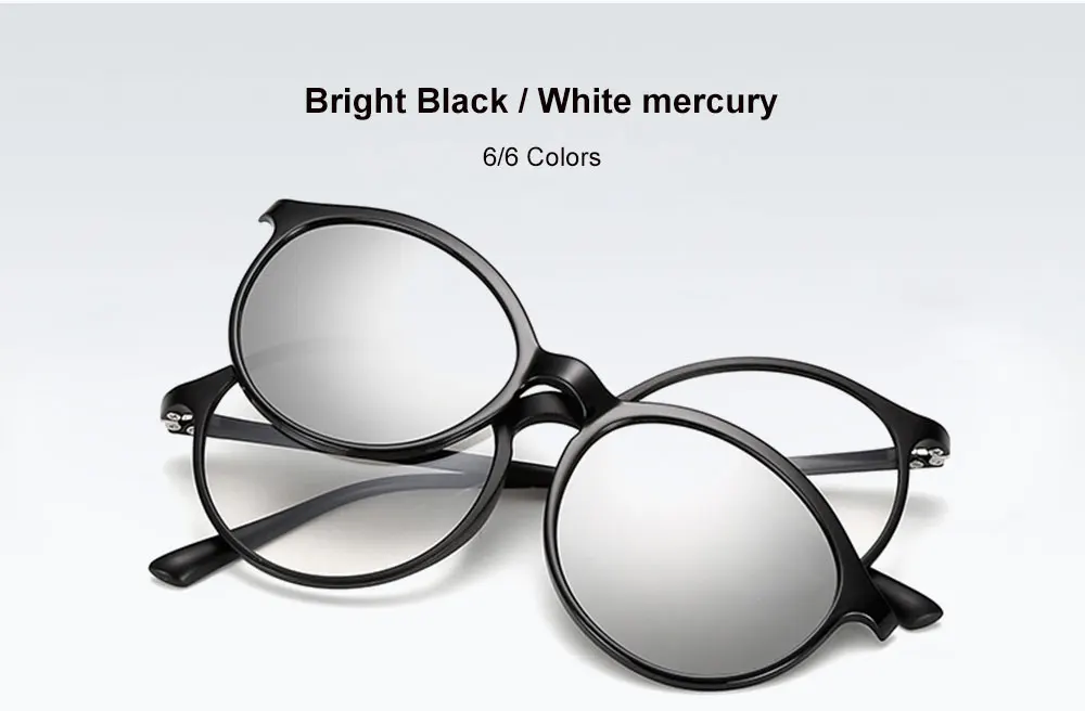 VEGA Polarized Magnetic Clip On Sunglasses Fit Over Sunglasses Prescription glasses 2 In 1 Magnetic Glasses Men Women VG213  (16)
