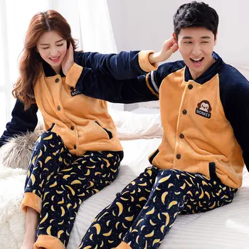Winter Warm Long Sleeve Women Pajama Sets Thick Warm Coral Velvet Flannel Lounge Nightgowns Elegant Women Sleepwear Home Clothes
Winter Warm Long Sleeve Women Pajama Sets Thick Warm Coral Velvet Flannel Lounge Nightgowns Elegant Women Sleepwear Home Clothes