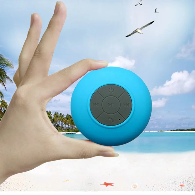 Mini Wireless Bluetooth Speaker Portable Waterproof Shower Speakers for phone MP3 Bluetooth Receiver Hand Free Car Speaker 4