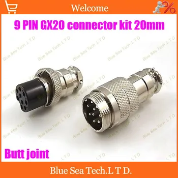 9 Pin 20mm Male & Female Butt joint Connector kit GX20 Socket+Plug,RS765 Aviation plug interface,circular connector
9 Pin 20mm Male & Female Butt joint Connector kit GX20 Socket+Plug,RS765 Aviation plug interface,circular connector