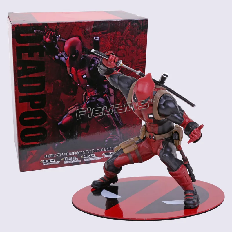 Deadpool ARTFX+SATATUE 1/10 Scale Pre-Painted Model Kit PVC Figure Collection Toy 13.5cm 
Deadpool ARTFX+SATATUE 1/10 Scale Pre-Painted Model Kit PVC Figure Collection Toy 13.5cm
