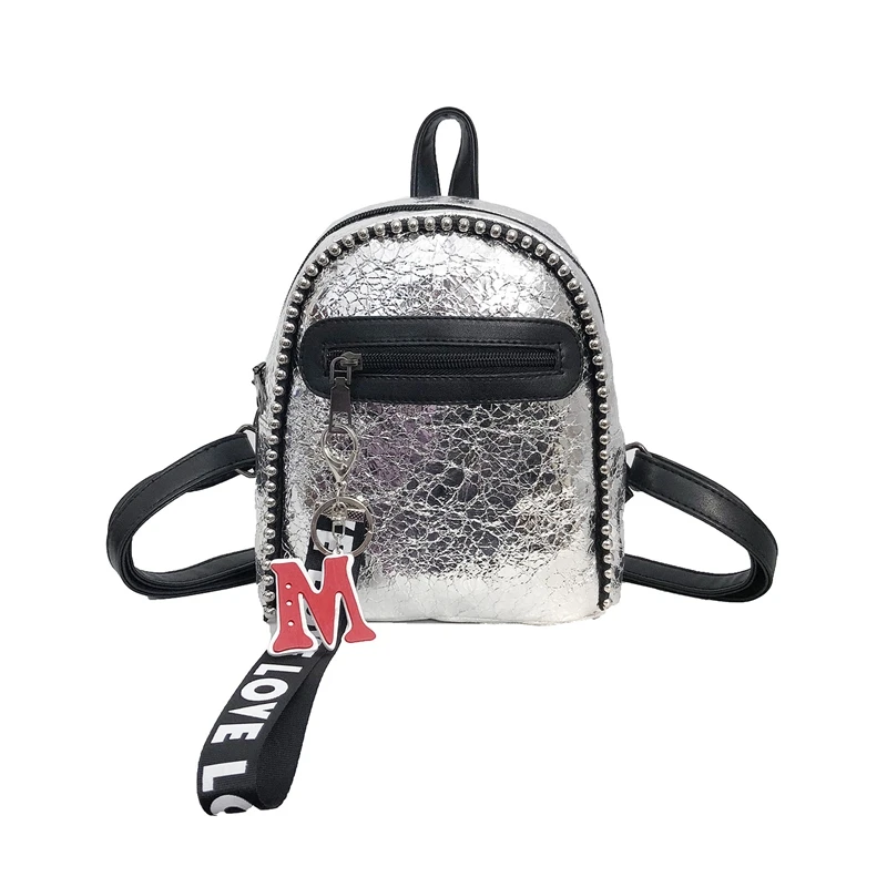 Fashion Patent PU Leather Mini Backpack Rivet Zipper Hangings Shoulders Bags School Backpacks Small Satchel Bag Female Bolsas
Fashion Patent PU Leather Mini Backpack Rivet Zipper Hangings Shoulders Bags School Backpacks Small Satchel Bag Female Bolsas
