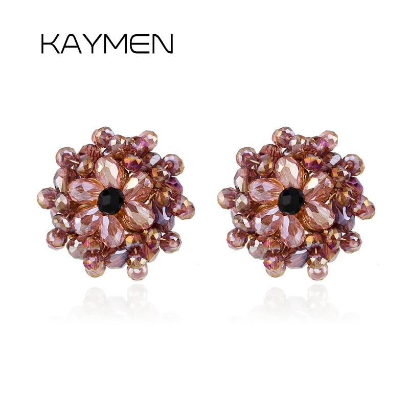 KAYMEN New Arrival Crystal Earrings for Women Purple Color Golden Plated Wdding Party Gift Stud Earrings By Handmade EA-04097
KAYMEN New Arrival Crystal Earrings for Women Purple Color Golden Plated Wdding Party Gift Stud Earrings By Handmade EA-04097