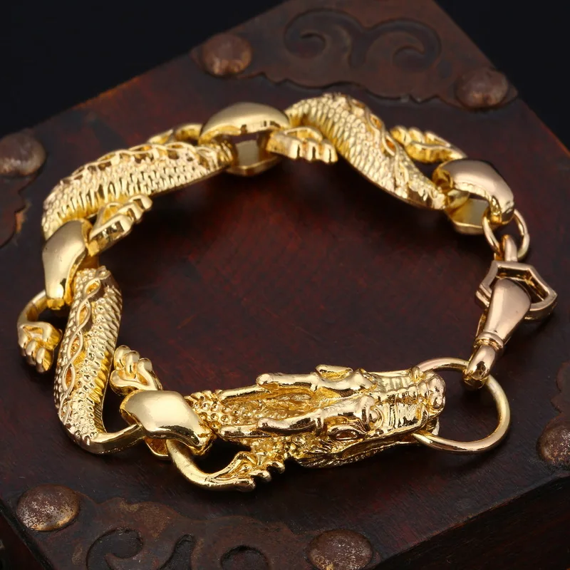 3 Colors Dragon Punk Bracelet Link Chain Fashion Mens Bracelet Bangles Classic Party Jewelry
3 Colors Dragon Punk Bracelet Link Chain Fashion Mens Bracelet Bangles Classic Party Jewelry