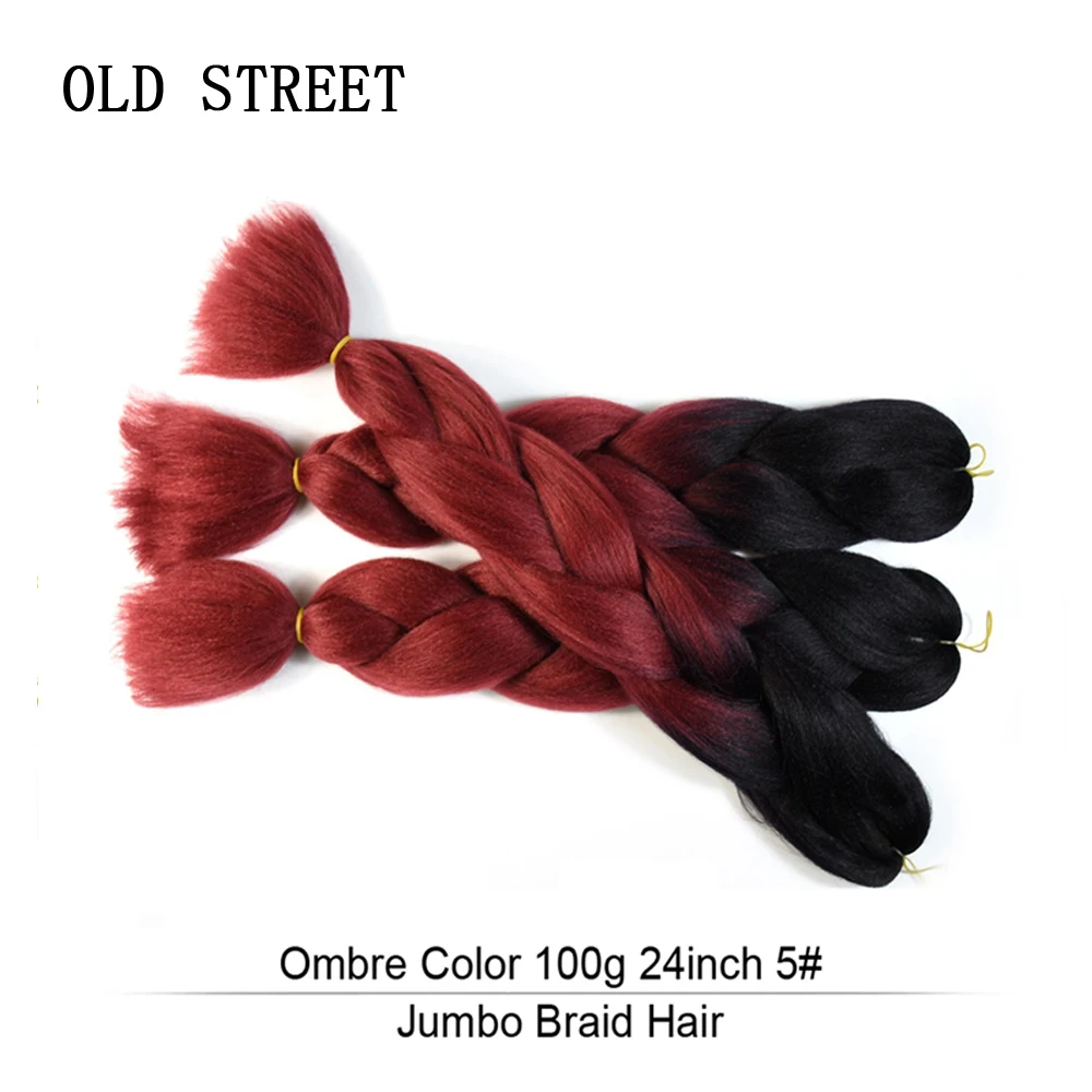 Pure Color High Temperature Fiber Braiding Synthetic Crochet Jumbo Braids 24" 100g Rainbow Ombre Tone Color Braiding Hair
Pure Color High Temperature Fiber Braiding Synthetic Crochet Jumbo Braids 24" 100g Rainbow Ombre Tone Color Braiding Hair