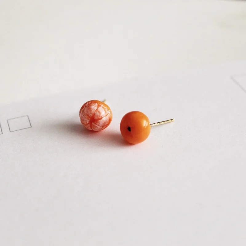 Cute Simple Summer Earrings Simulated Three-dimensional Orange Stud Earrings for Women Girls Fashion Party Earrings Jewelry
Cute Simple Summer Earrings Simulated Three-dimensional Orange Stud Earrings for Women Girls Fashion Party Earrings Jewelry
