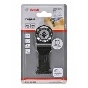 BOSCH 2608661630 second accessories for Multitool AIZ 32 BSPB tough wood curve 5uds
BOSCH 2608661630 second accessories for Multitool AIZ 32 BSPB tough wood curve 5uds