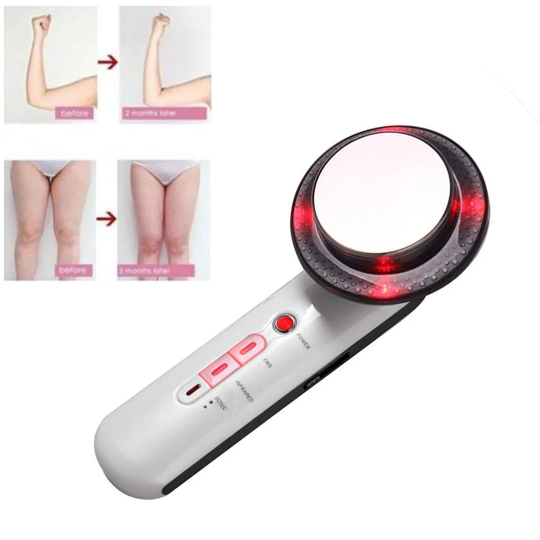 Metal Massager Weight Loss Anti Ultrasound Cavitation Fat Burner Galvanic Infrared Ultrasonic Slimming Cellulite
Metal Massager Weight Loss Anti Ultrasound Cavitation Fat Burner Galvanic Infrared Ultrasonic Slimming Cellulite