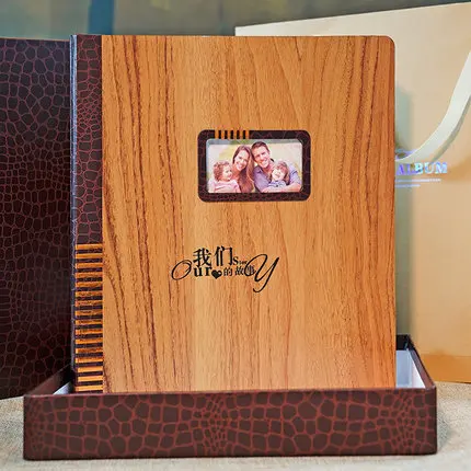 DIY album self-adhesive film cover album handmade Korean creative couple romantic gift wooden album
DIY album self-adhesive film cover album handmade Korean creative couple romantic gift wooden album