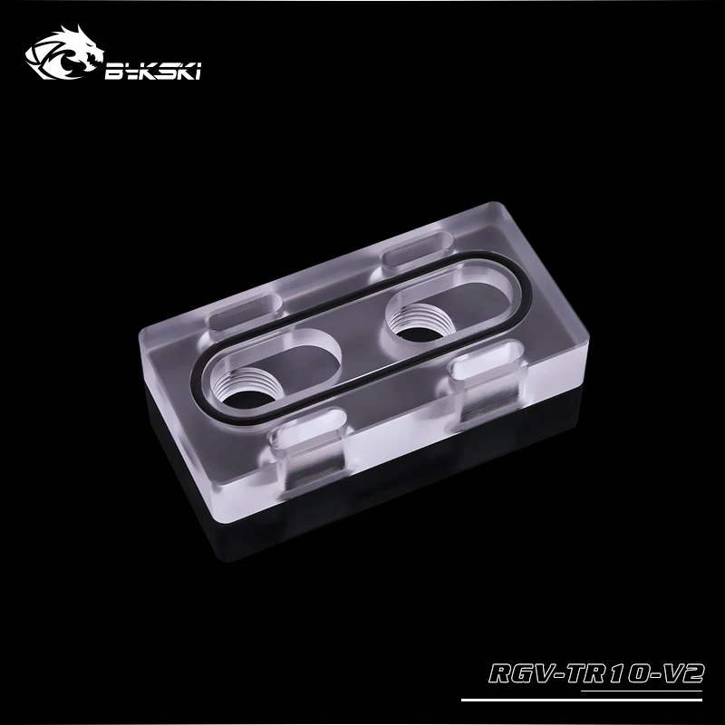 Bykski RGV-TR10-V2, Waterway Board Adjustment Module, Acrylic Material, Adjust Inlet/Outlet, For Bykski's Waterway Boards
Bykski RGV-TR10-V2, Waterway Board Adjustment Module, Acrylic Material, Adjust Inlet/Outlet, For Bykski's Waterway Boards