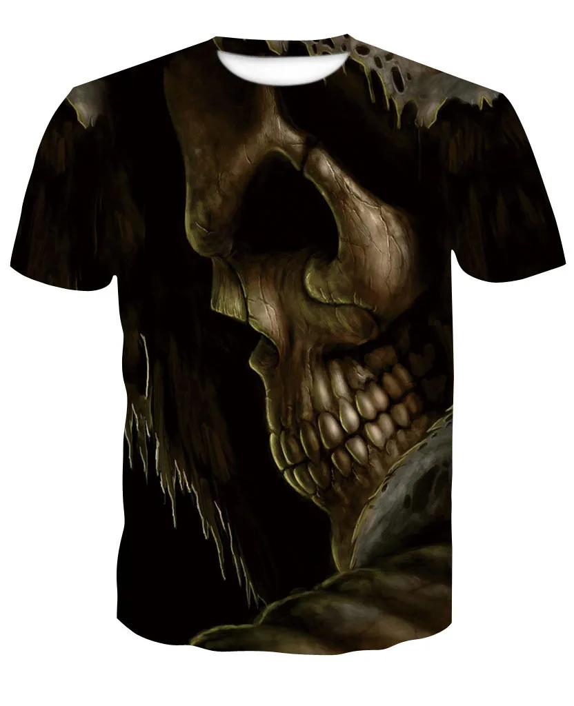 Human Skeleton Head 3d T Pity Short Sleeve Circle Lead Number Printing Heat Sell Jacket Hot T-shirt Short Sleeve Shirt Men
Human Skeleton Head 3d T Pity Short Sleeve Circle Lead Number Printing Heat Sell Jacket Hot T-shirt Short Sleeve Shirt Men