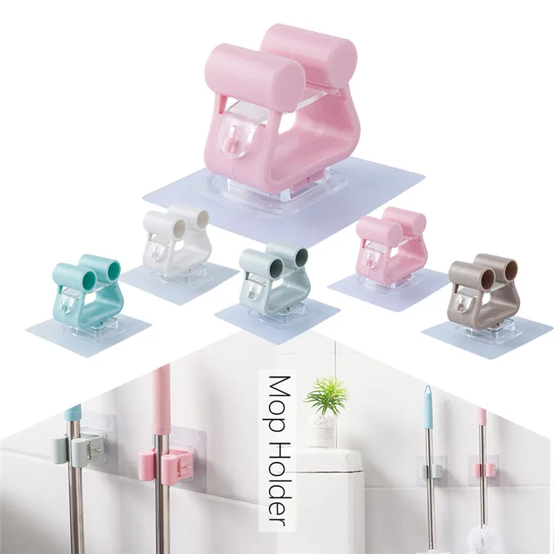 Non Punch Adhesive Wall Mounted Mop Holder Storage Broom Hanger Clip Seamless Mop Hook Bathroom Home Kitchen Organizer
Non Punch Adhesive Wall Mounted Mop Holder Storage Broom Hanger Clip Seamless Mop Hook Bathroom Home Kitchen Organizer