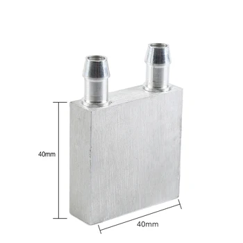 40x40 x12mm Aluminium Water Cooling Heat Sink Silver Mini Liquid Water Cooler for PC Laptop CPU GPU Computer Components
40x40 x12mm Aluminium Water Cooling Heat Sink Silver Mini Liquid Water Cooler for PC Laptop CPU GPU Computer Components