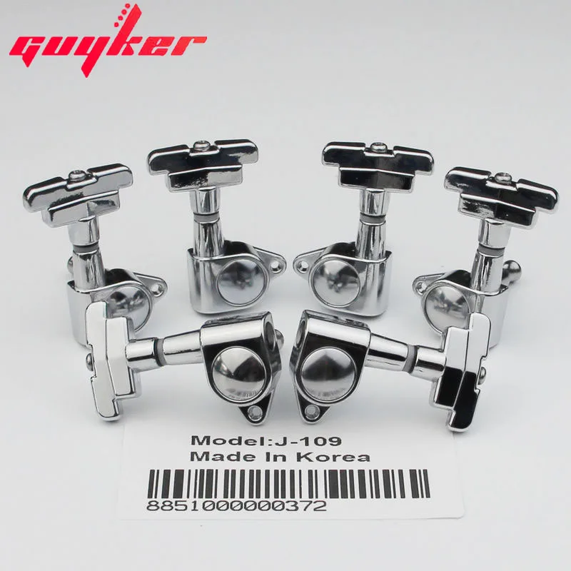 New J-109 3x3 Chrome Guitar Tuners Art Deco Rotomatic Imperial Style Head Guitar Tuning Pegs
New J-109 3x3 Chrome Guitar Tuners Art Deco Rotomatic Imperial Style Head Guitar Tuning Pegs