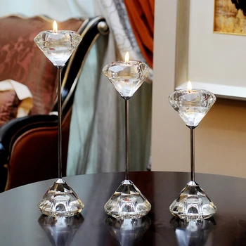 Creative Transparent Crystal Glass Candle Holders Wedding Goblet Candelabra Christmas Candlestick Home Decoration Accessories
Creative Transparent Crystal Glass Candle Holders Wedding Goblet Candelabra Christmas Candlestick Home Decoration Accessories