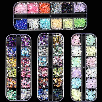 1 Box Mixed Glitter Crystal AB Colour Nail Rhinestones 3D Flat Back Nail Gems Horse eye/Heart/Round Design Nails Stones DIY Deco
1 Box Mixed Glitter Crystal AB Colour Nail Rhinestones 3D Flat Back Nail Gems Horse eye/Heart/Round Design Nails Stones DIY Deco