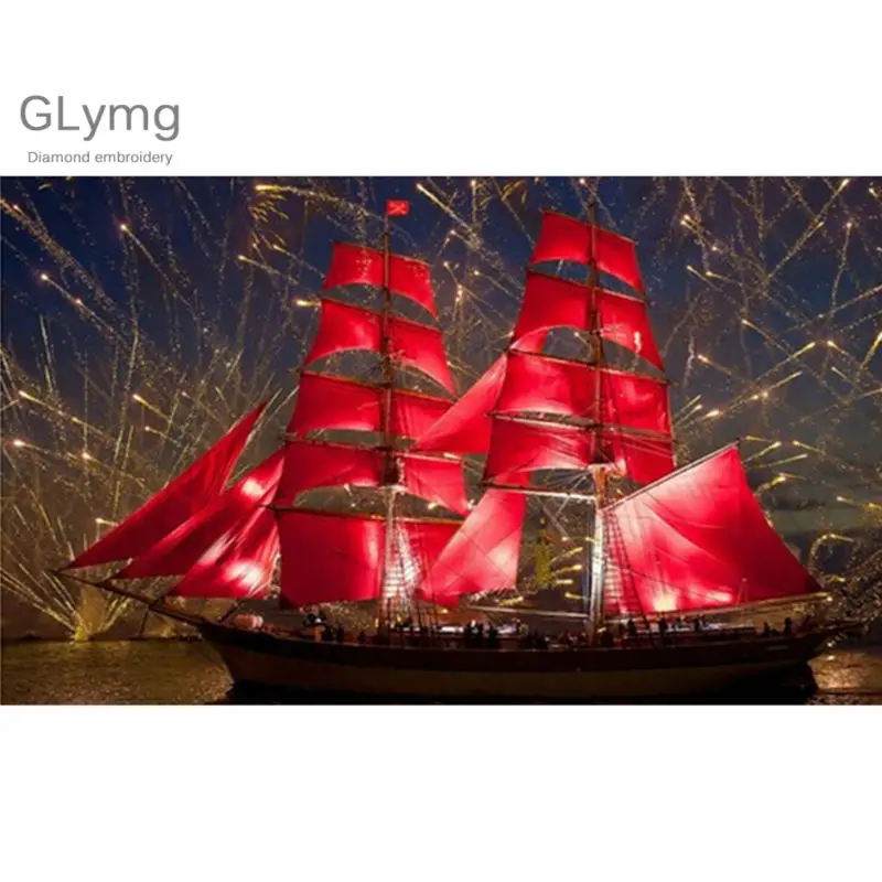 Craft Needlework Fireworks Scenery 5D Diy Diamond Painting Full Red Sailboat Diamond Embroidery Square Drill Mosaic Picture
Craft Needlework Fireworks Scenery 5D Diy Diamond Painting Full Red Sailboat Diamond Embroidery Square Drill Mosaic Picture