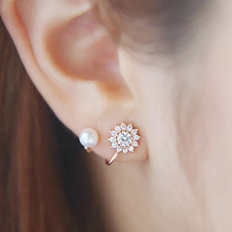 Fashion Women's Pearl Rhinestone Snowflake Crystal Ear Stud Elegant Lady Earrings Jewelry
Fashion Women's Pearl Rhinestone Snowflake Crystal Ear Stud Elegant Lady Earrings Jewelry