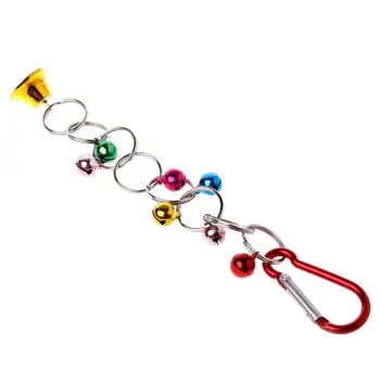 New Hot 19cm Bird Bite Toy Ring Bell Parrot Hamster Hanging Swing Chain Toy Parakeet Chew Toy 1pc Colorful Birds Toy
New Hot 19cm Bird Bite Toy Ring Bell Parrot Hamster Hanging Swing Chain Toy Parakeet Chew Toy 1pc Colorful Birds Toy