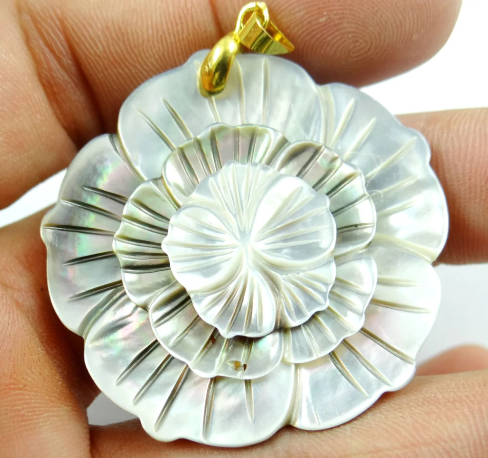 2pc Natural Freshwater flower Shell Necklace Pendants For Jewelry Making Charms Pendants 38*25MM P355
2pc Natural Freshwater flower Shell Necklace Pendants For Jewelry Making Charms Pendants 38*25MM P355