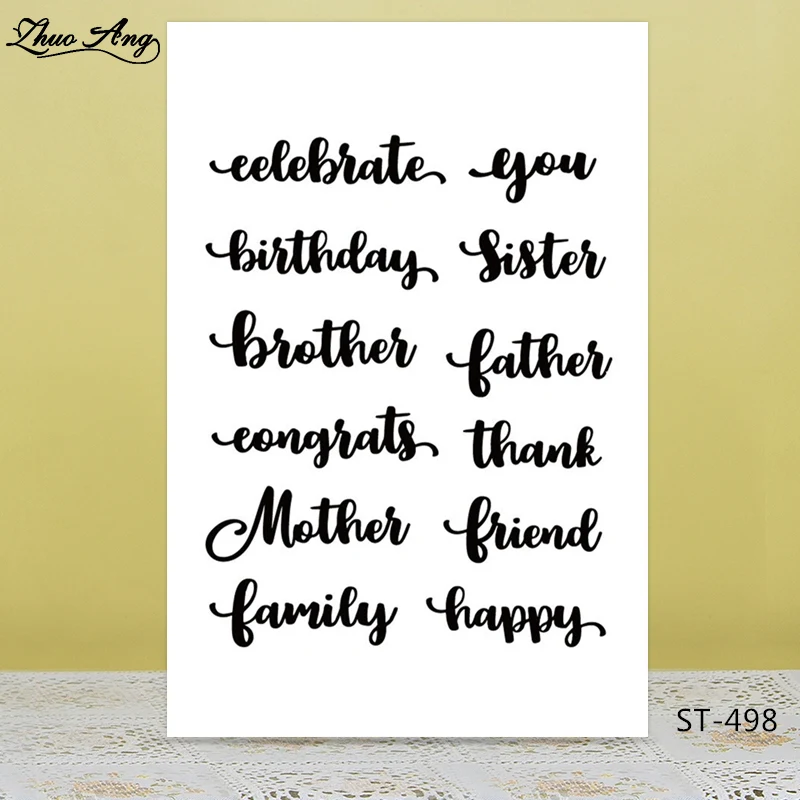 ZhuoAng I do not like it Transparent Clear Silicone Stamp/Seal for DIY scrapbooking/photo album Decorative clear stamp
ZhuoAng I do not like it Transparent Clear Silicone Stamp/Seal for DIY scrapbooking/photo album Decorative clear stamp