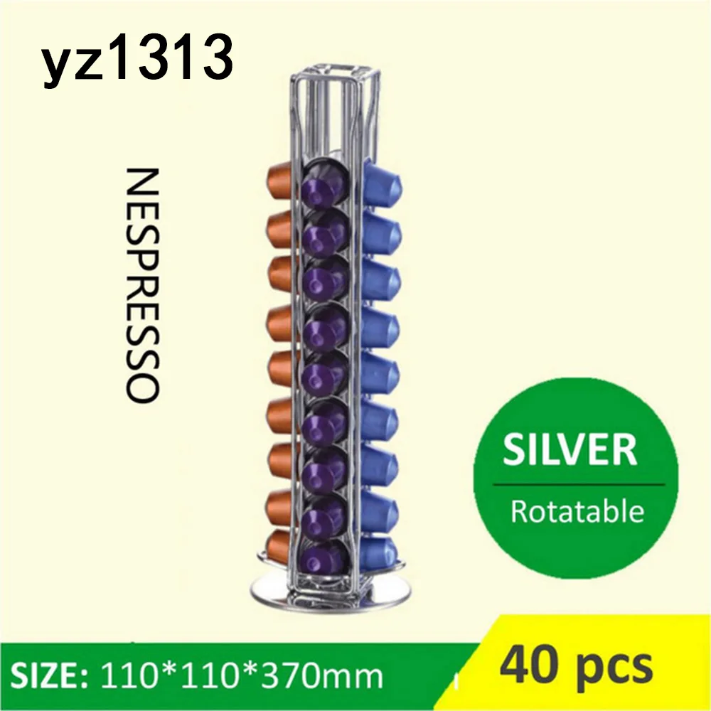 8 Types Stainless Steel Coffee Capsule Pod Holder Durable Revolving Caffee Capsule Storage Rack Stand Organizer For Nespresso
8 Types Stainless Steel Coffee Capsule Pod Holder Durable Revolving Caffee Capsule Storage Rack Stand Organizer For Nespresso