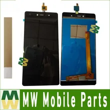 Écran tactile LCD pour Wiko Fever 4G, haute qualité, couleur noire, avec bande adhésive, 1 pièce/lot=