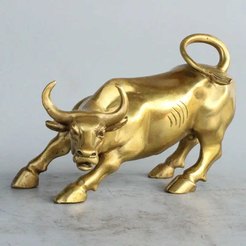 Home decoration crafts !!! Wall Street Bronze Fierce Bull OX Statue-Brass animals sculpture
Home decoration crafts !!! Wall Street Bronze Fierce Bull OX Statue-Brass animals sculpture
