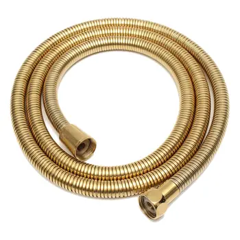 1.5m Gold Shower Head Hose Long Flexible Stainless Steel Bathroom Water Tube 
1.5m Gold Shower Head Hose Long Flexible Stainless Steel Bathroom Water Tube