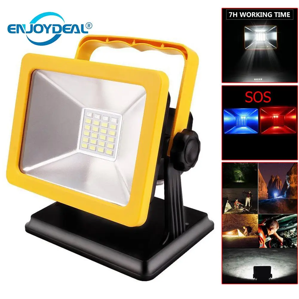Portable 15W 24Led LED Floodlight Rechargeable LED Camping light hiking tent lamp Outdoor Spotlight Emergency Work Light Lamp
Portable 15W 24Led LED Floodlight Rechargeable LED Camping light hiking tent lamp Outdoor Spotlight Emergency Work Light Lamp