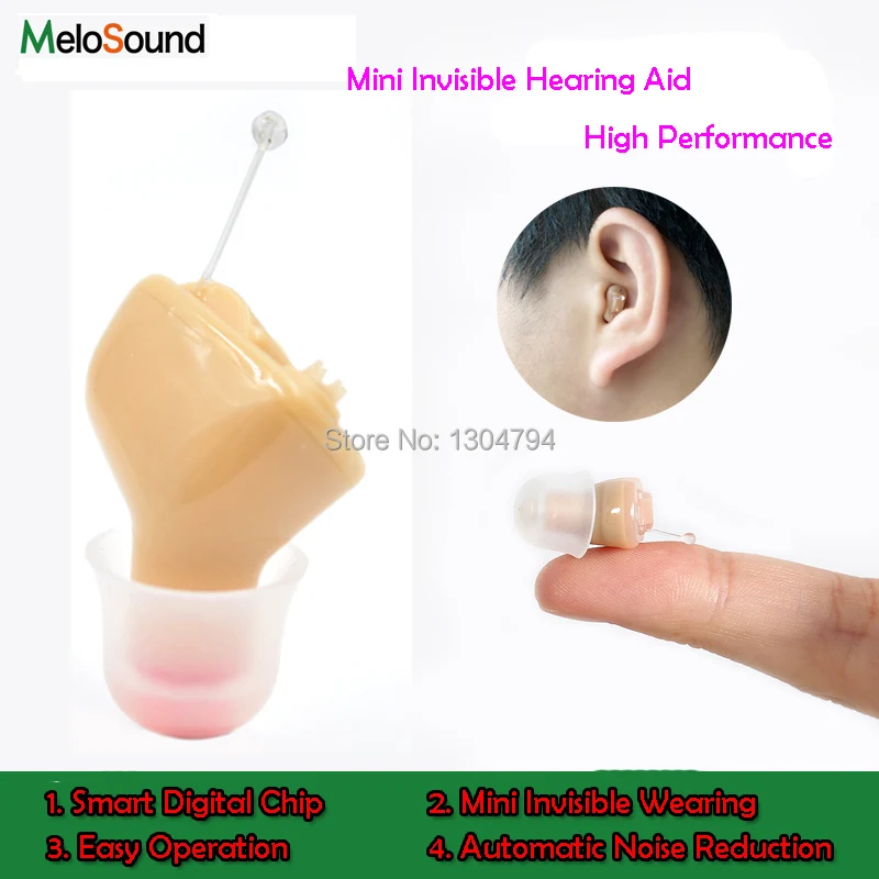 1PCS Hearing Aid Portable CIC Invisible Best Sound Amplifier Adjustable Wireless Mini for old hearing AIDS aid left/right ear
1PCS Hearing Aid Portable CIC Invisible Best Sound Amplifier Adjustable Wireless Mini for old hearing AIDS aid left/right ear