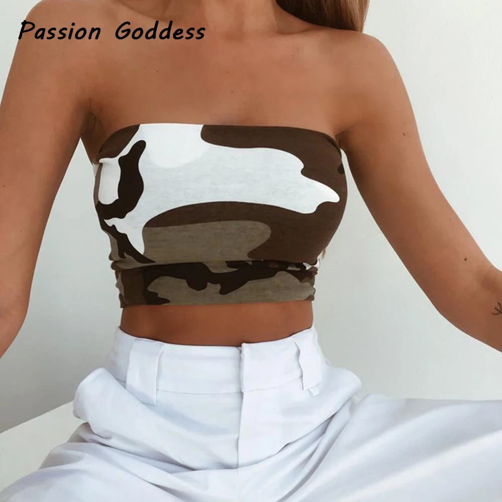 Summer New Gray Camo Sexy Tube Tops Casual Women Strapless Bandeau Military Camouflage Tube Tops Off Shoulder Femme Shirts
Summer New Gray Camo Sexy Tube Tops Casual Women Strapless Bandeau Military Camouflage Tube Tops Off Shoulder Femme Shirts