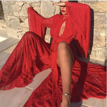 Hot Sale 2019 Dress Slit Sexy Sashes Women Elegant Hollow out Night Club Strapless Lace High Quality Bodycon Dresses Wholesale 
Hot Sale 2019 Dress Slit Sexy Sashes Women Elegant Hollow out Night Club Strapless Lace High Quality Bodycon Dresses Wholesale