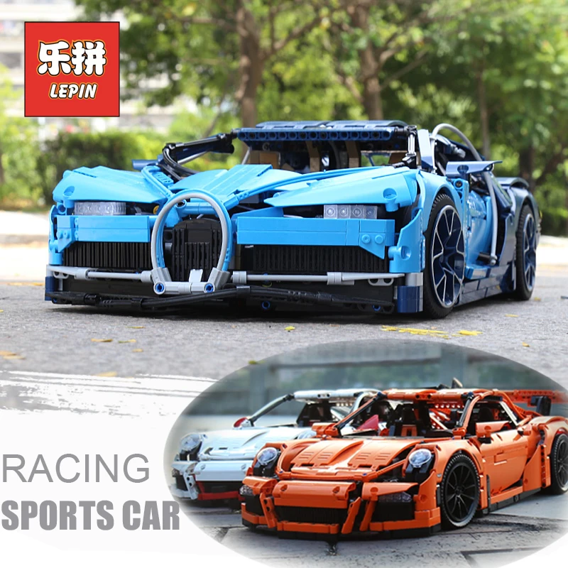 

Compatible Legoinglys Technic Bugattied Racing Car Model Set Building Blocks Bricks Sports Car Toy 42056 42083 Children Gift