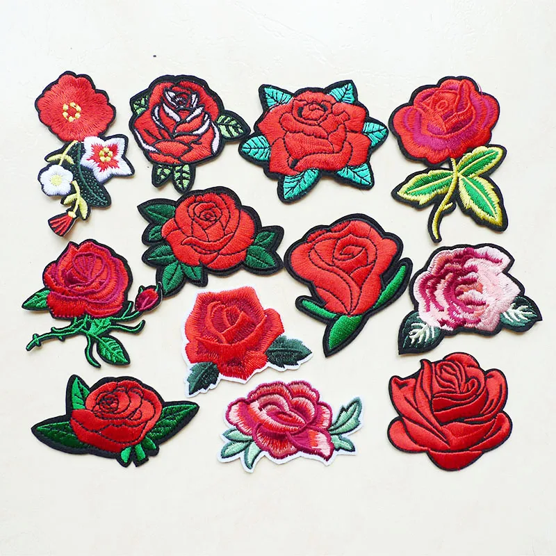 1Pcs Rose Flower Embroidery Iron on Patches for Clothing DIY Stripes Jeans Hat Sticker Appliqued Badges Sewing Dress Accessories
1Pcs Rose Flower Embroidery Iron on Patches for Clothing DIY Stripes Jeans Hat Sticker Appliqued Badges Sewing Dress Accessories