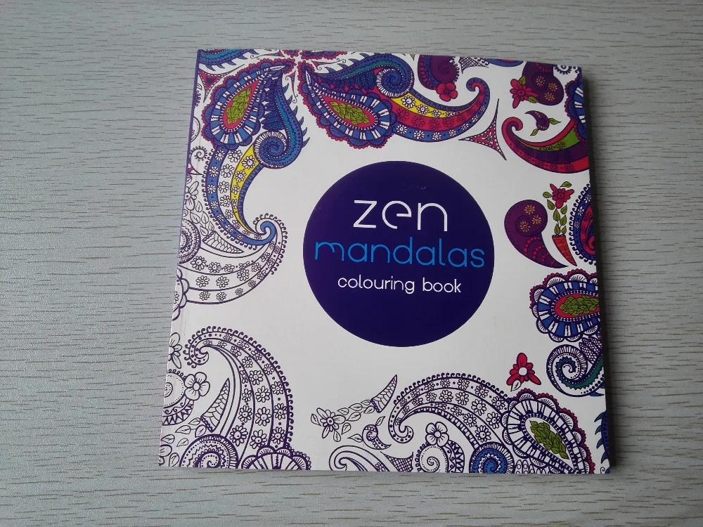English Edition 128 Pages Mandalas Coloring Book For Adults Children Relieve Stress Kill Time Secret Garden