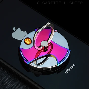 Electric Cigarette Coil Ring Lighters USB Rechargeable Flameless Metal Phone Ring Stand Holder Finger Grip 360 Degree Rotation
Electric Cigarette Coil Ring Lighters USB Rechargeable Flameless Metal Phone Ring Stand Holder Finger Grip 360 Degree Rotation