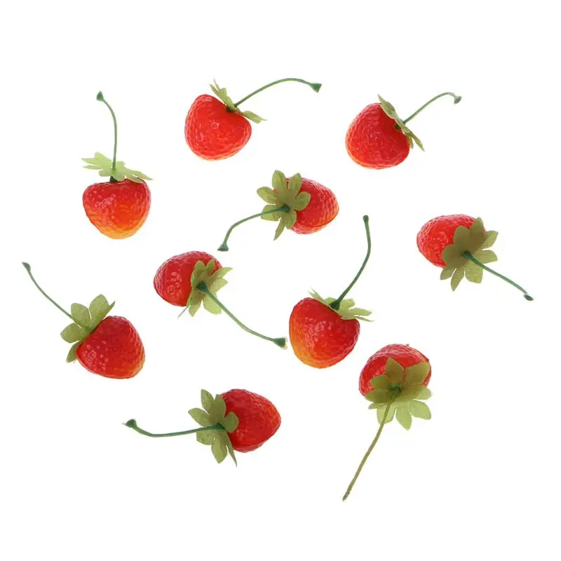 New 10Pcs Foam Fake Mini Strawberry Artificial Fruit Home Wedding Party Garden Decoration
New 10Pcs Foam Fake Mini Strawberry Artificial Fruit Home Wedding Party Garden Decoration