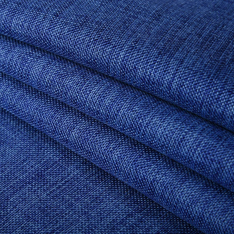 Image Solid color imitation linen sofa fabric linen cloth thin section sofa sets tea seats manual DIY 1 m wholesale