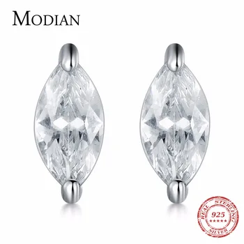 MODIAN Clear Cubic Zirconia 925 Sterling Silver Earrings Gift For Women Silver Small Earring Fashion Jewelry brincos
MODIAN Clear Cubic Zirconia 925 Sterling Silver Earrings Gift For Women Silver Small Earring Fashion Jewelry brincos